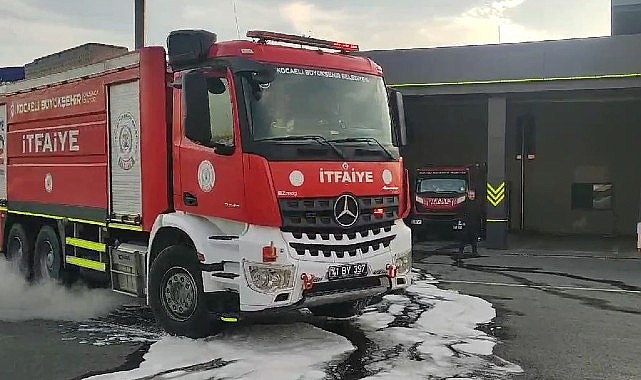 Kocaeli İtfaiyesi, 2 araç ve 5 personelle Bolu’da