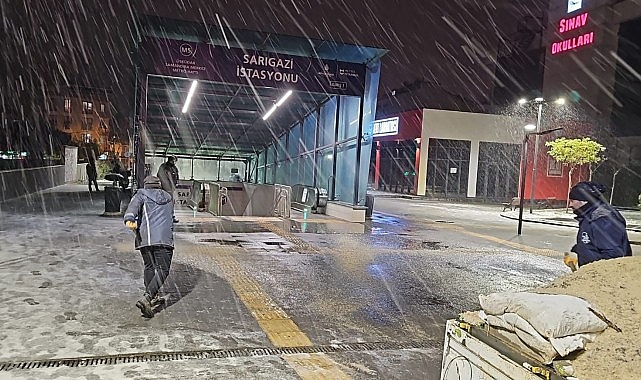 İstanbul’da Karla Mücadele