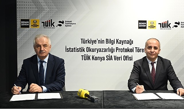 Sosyal İnovasyon Ajansı’nda TÜİK Konya Veri Ofisi Kurulmasına İlişkin Protokol İmzalandı