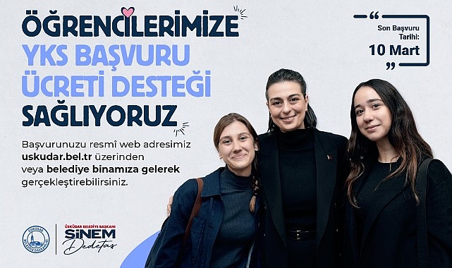 Üsküdar Belediyesi’nden YKS’ye Girecek Öğrencilere Destek