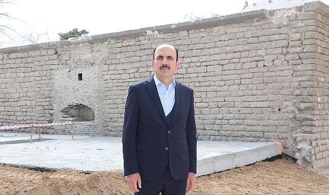 Başkan Altay 600 Yıllık Tarihi Hamamın Su Müzesi Olacağını Açıkladı