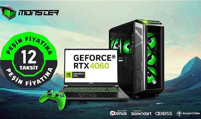 Monster’dan bayrama özel fırsat: Peşin fiyatına 12 aya varan taksitle yüksek performans