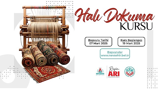 Nevşehir’de Halı Dokuma Kursu Açılacak