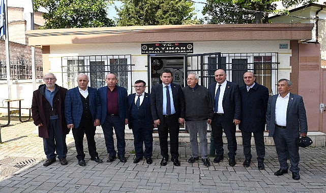 Başkan Aydın, Kayıhan Çarşısı esnafı ile buluştu