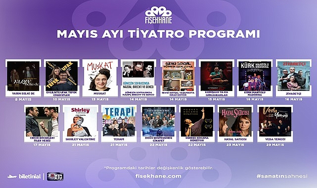 Fişekhane’de sahne ışıkları Mayıs’ta parlıyor!