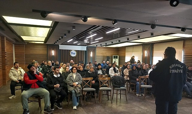 Tesis personellerine yangın eğitimi verildi