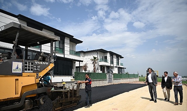 Sarımeşe Mahallesi’ne 750 Tonluk Asfalt