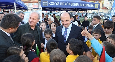 Doğanhisar’a Kazandırılan Meydan Düzenlemesi Hizmete Açıldı