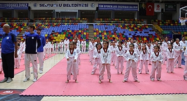 Sporun merkezi Selçuklu’da kuşak sınavı coşkusu yaşandı
